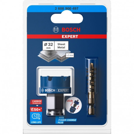 EXPERT aukupuur PC Plus lehtmetalli Ø32mm
