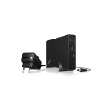 ICY BOX IB-377-C31, drive housing (black)