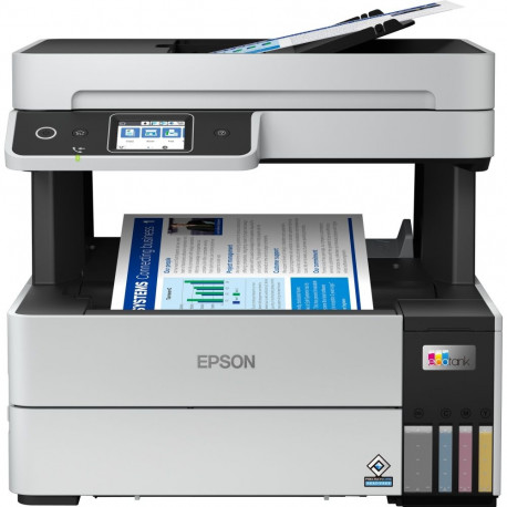 EcoTank ET-5170 (grau/schwarz, Scan, Kopie, Fax, USB, LAN, WLAN, Duplex (Druck))