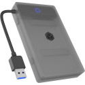 ICY BOX IB-AC603b-U3, adapter (anthracite/black, adapter for 1x HDD/SSD with plastic case)