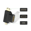 UGREEN 20144 adapter mini | micro HDMI to HDMI (black)