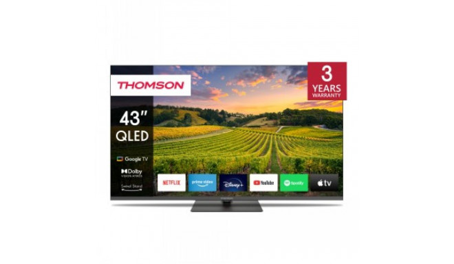 THOMSON 43" QLED UHD GOOGLE SMART TV