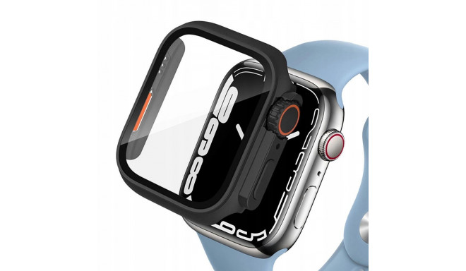 Tech-Protect Defense360 Case for Apple Watch 7 (45 mm) - Black & Orange