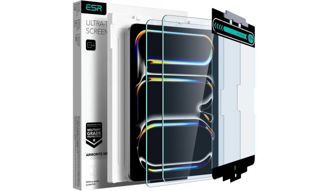 ESR Armorite Tempered Glass for iPad Pro 11&#39;&#39; 2024 - 2 pcs.