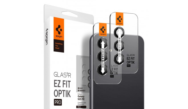 Spigen Glas.tR EZ Fit Optik Camera Protector for Samsung Galaxy S23 FE - Black 2 pcs.