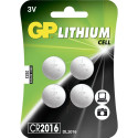 Battery GP CR2016 4pcs/pk