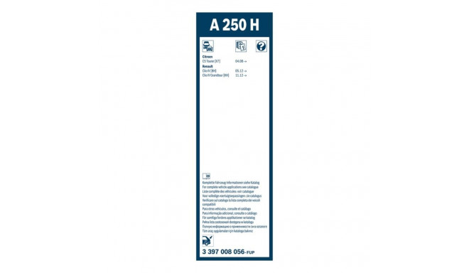 Щётка стеклоочистителя Bosch A250H