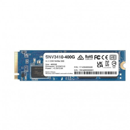 Synology M.2 NVMe SSD Plus Series SNV3410-400G 400GB (22x80) PCIe 3.0x4 (DWPD 0.7)