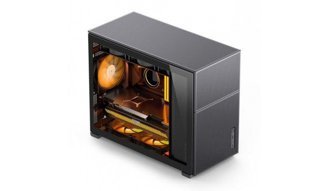 Jonsbo D31 MESH Micro-ATX Case, Tempered Glass - black