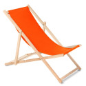 Wooden chair made of quality beech wood with three adjustable backrest positions color Orange GreenB
