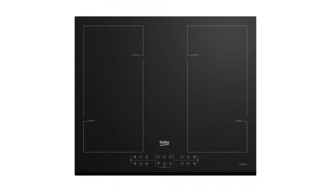 Beko HII64206F2MT Black Built-in 58 cm Zone induction hob 4 zone(s)