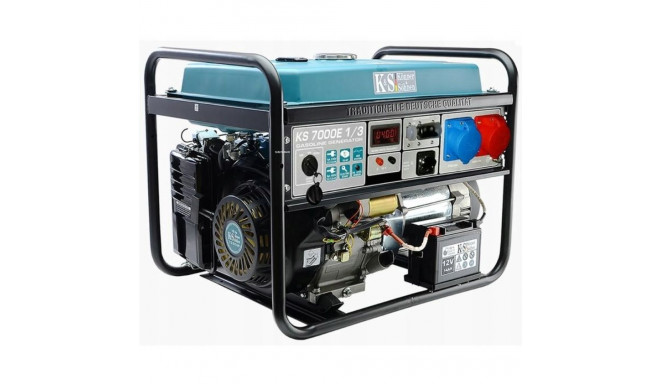 KÖNNER & SÖHNEN PETROL GENERATOR 5.0kW 230/400V ELECTRIC START AVR VST KS7000E-1/3