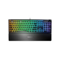 SteelSeries Apex 3 Gaming Keyboard, US Layout, Wired, Black SteelSeries Apex 3  Gaming keyboard, IP3