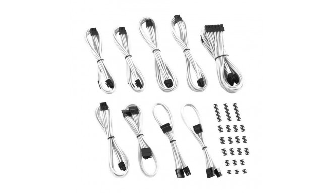 CableMod Classic ModMesh C-Series kaablite komplekt Corsair RMi & RMx – valge