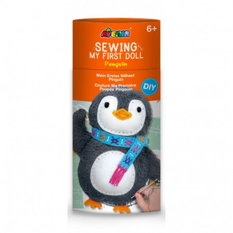 Creative set My first doll to sew - Penguin