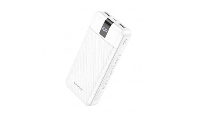 Borofone Power Bank 20000mAh BJ20A Mobile - 2xUSB - with 3 in 1 Micro USB, Type C, Lightning cable w