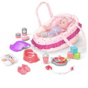 14IN DOLL BACKPACK SET WITH DRINK /PEE