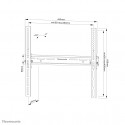 Neomounts by Newstar WL35-350BL14 kallistuva seinäteline 32-65" näytöille - musta