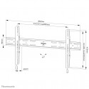 Neomounts by Newstar Select WL30S-850BL18 kiinteä seinäteline 43"-98" näytöille