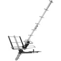 One For All SV9357-5G UHF/VHF -ulkoantenni 10-15 dB vahvistuksella ja LTE-suodattimella