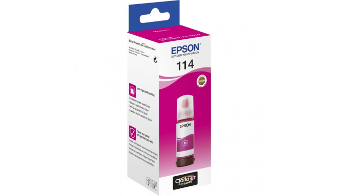 Epson 114 EcoTank -mustepullo, magenta