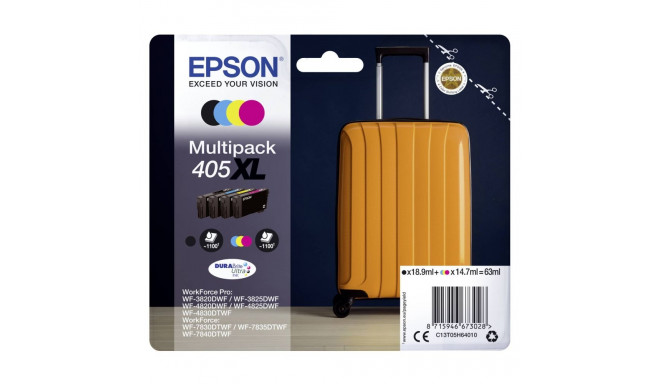 Epson 405 XL -mustekasettipakkaus, 4 väriä