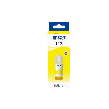 Epson 113 EcoTank -mustepullo, keltainen