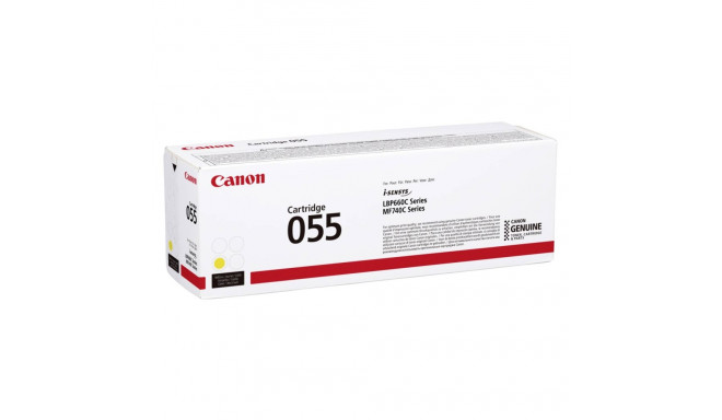 Canon 055 -lasertoonerikassett, kollane