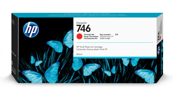 HP 746 -mustekasetti, punainen