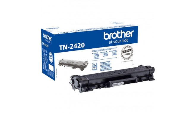Brother TN2420 -lasertoonerikassett, must