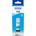 Epson 106 EcoTank -mustepullo, syaani