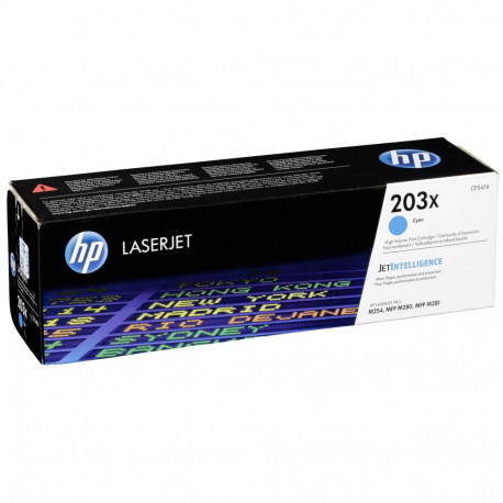 HP 203X laservärikasett, tsüaan