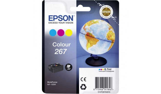 Epson 267 -mustekasetti, kolmiväri
