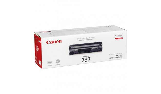 Canon 737 must laservärikasett