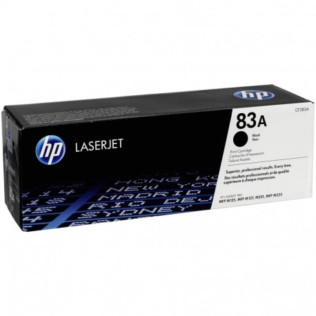 HP 83A must laservärikasett