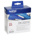 Brother DK-22210 -rullatarra, 29 mm, musta/valkoinen