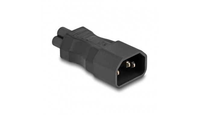 Delock Power Adapter IEC 60320 - C14 to C5, male / female, 2.5 A, straight