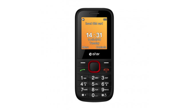 eSTAR X18 Feature Phone Dual SIM Black/Red