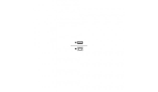 Sharkoon USB 2.0 A-B Mini black 2m