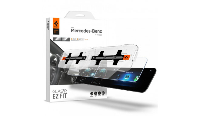 TEMPERED GLASS Spigen GLAS.TR "EZ FIT" SET Mercedes A-CLASS 2020 / 2021