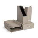 Dokumentide oragniseerimise komplekt Holger Bigso Box, Canvas Paper Laminate Linen C55