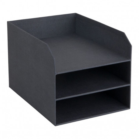 Dokumendisahtlid Trey Bigso Box, Canvas Paper Laminate Black C68