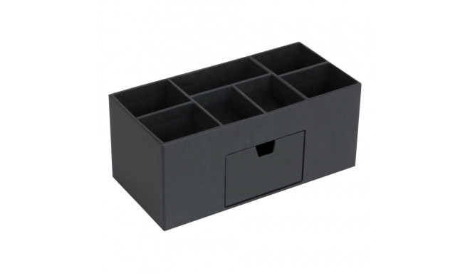 Kirjatarvete alus Vendela Bigso Box, Paper Laminate Dark Grey 456