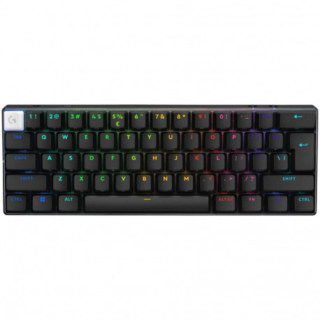 LOGITECH G PRO X 60 LIGHTSPEED Wireless Gaming Keyboard (Tactile) - BLACK - US INT'L - 2.4GHZ/BT - E
