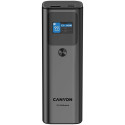 CANYON power bank PB-2010 TFT 27000 mAh 97.2Wh PD140W QC 3.0 Dark Grey
