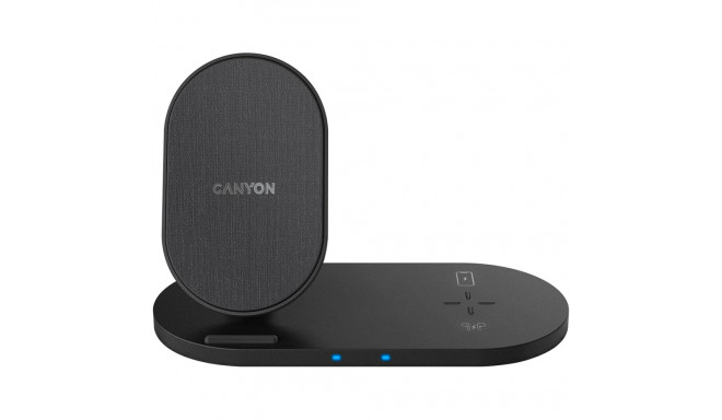 CANYON wireless charger WS-202 10W 2in1 Black