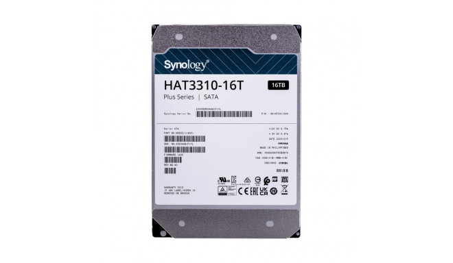 Synology HAT3310-16T internal hard drive 3.5" 16 TB Serial ATA