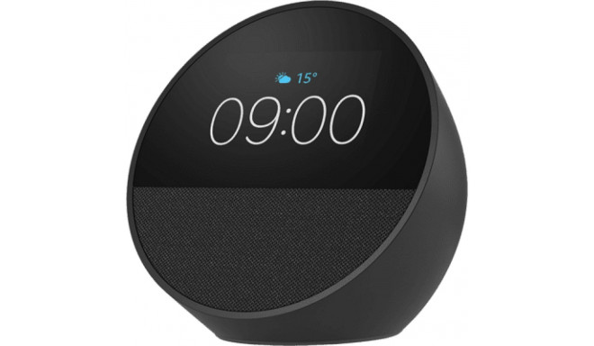 Amazon Echo Spot (2024) m. Uhr schwarz