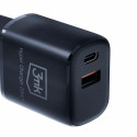 Charger 20W 1xUSB-C + USB-A PD QC