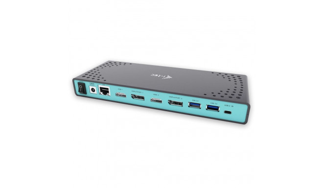 i-tec USB 3.0 / USB-C / Thunderbolt 2x 4K 1x 5K kahe ekraaniga dokkimisjaam 2x DP 2x HDMI LAN audio 
